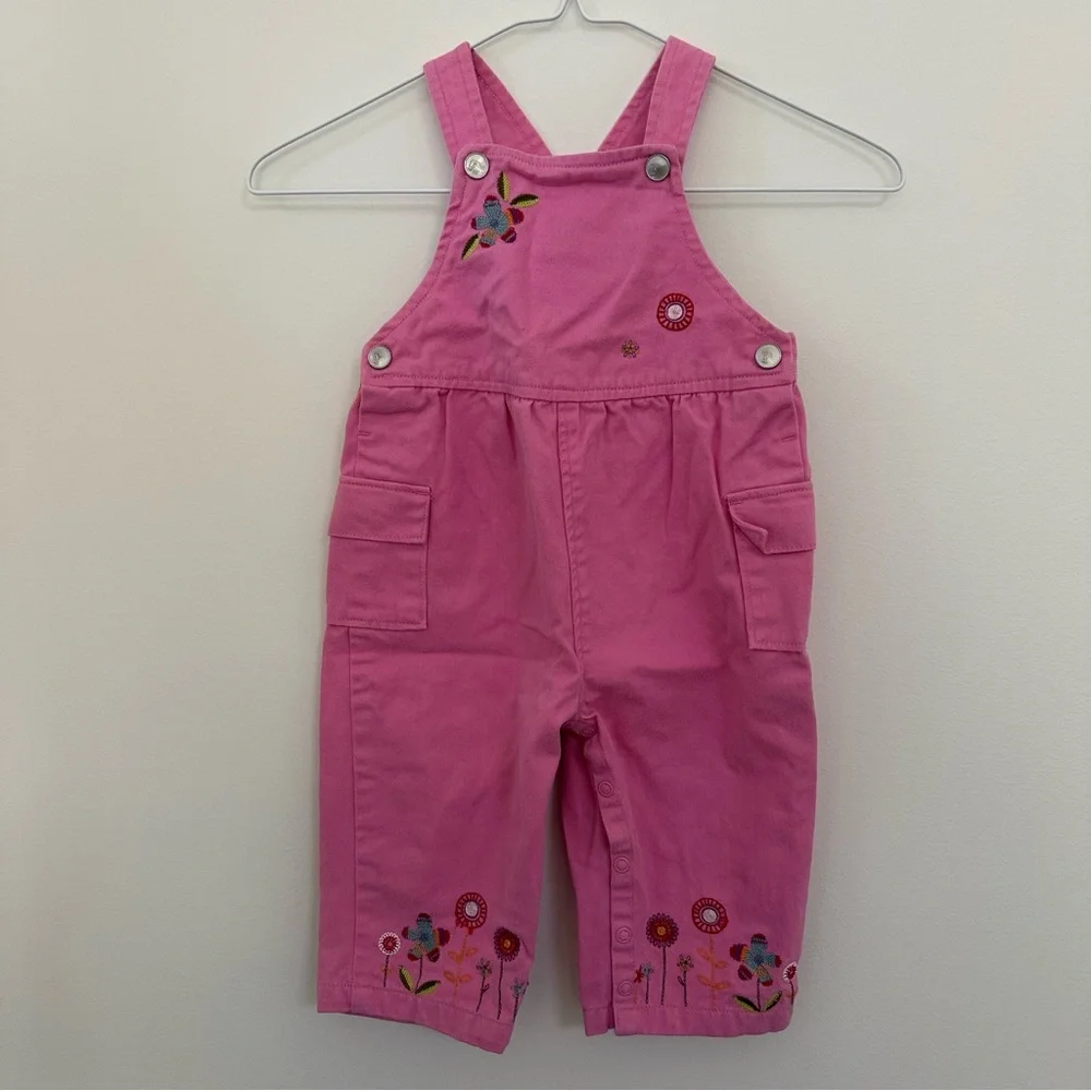 Vintage Y2K Gymboree Overalls size 12 - 18 months Winter Wonderland
